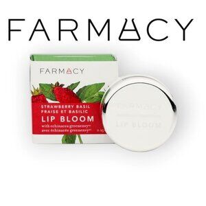 Farmacy Strawberry Basil Lip Bloom Balm Discontinued Clean Beauty NWT 0.25oz